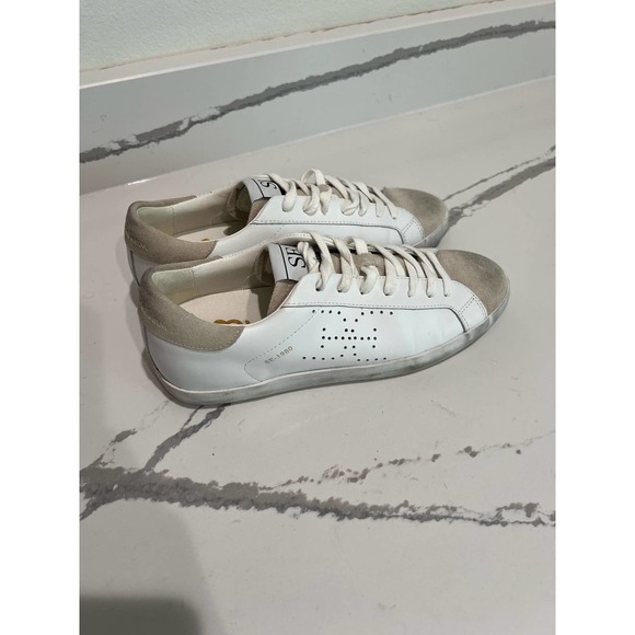 Sam Edelman Aubrie Sneaker Purposely Distressed 8.5M - Picture 2 of 9